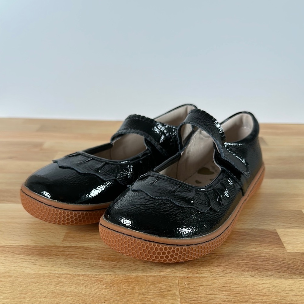 Livie & Luca Black Dress Shoes with Strap and Rounded Toe